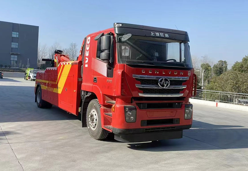 紅巖單橋一拖一清障車 國六