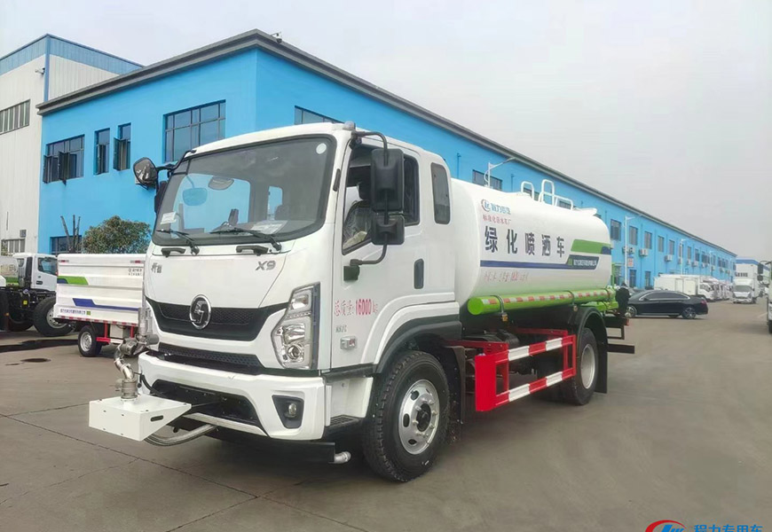程力專汽陜汽X9新款12立方灑水車