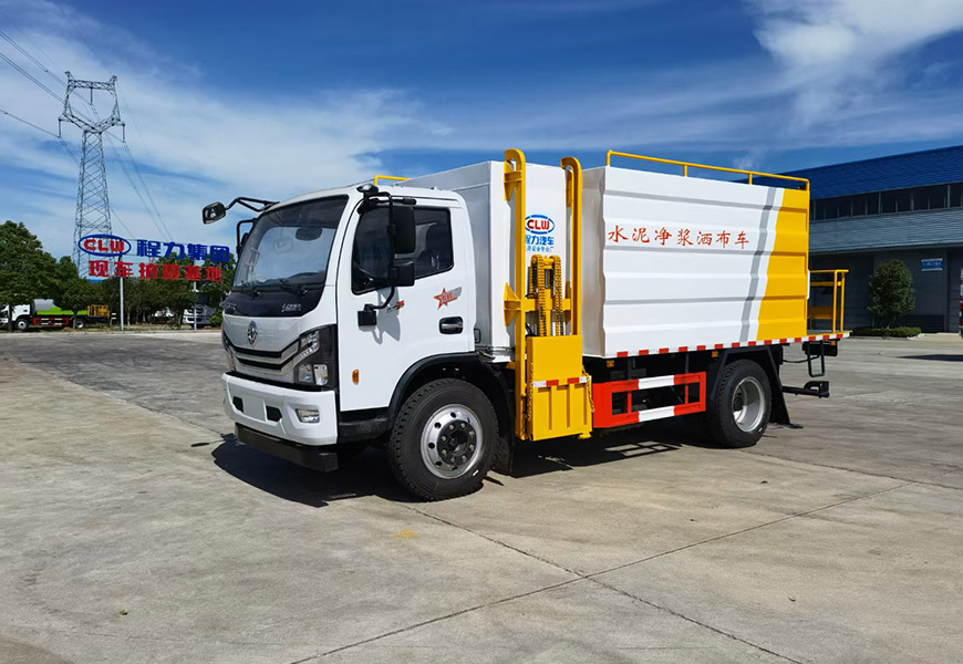 程力牌CL5140TJS6BLS型東風(fēng)大多利卡水泥凈漿灑布車